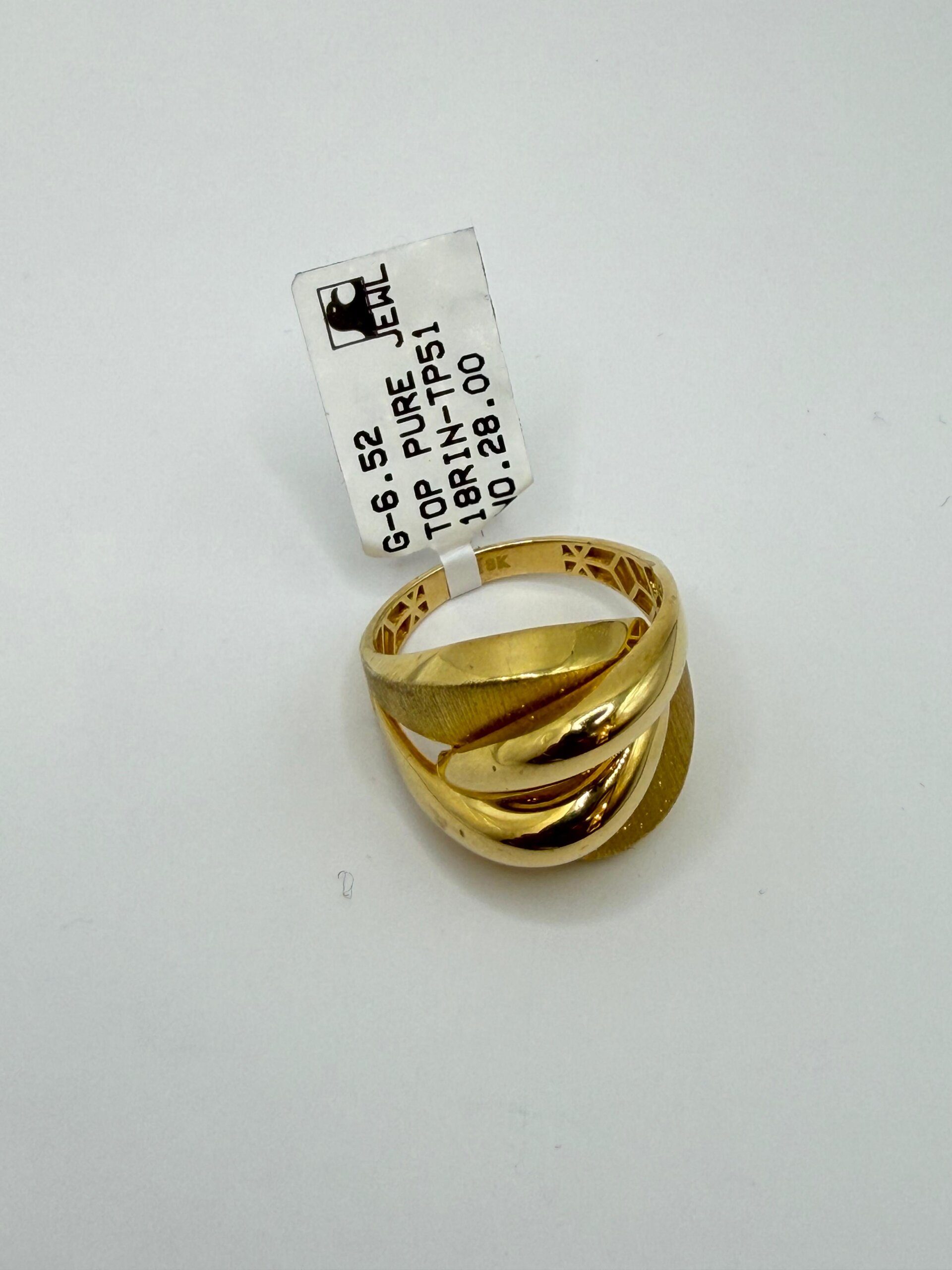 Yellow Gold Designer Ring - Image 4