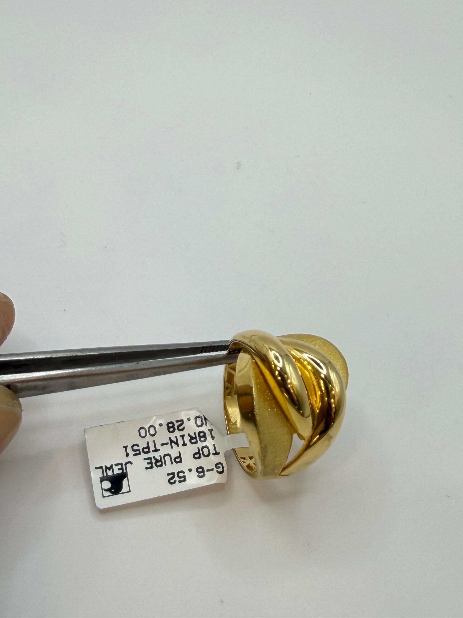 Yellow Gold Designer Ring - Image 3