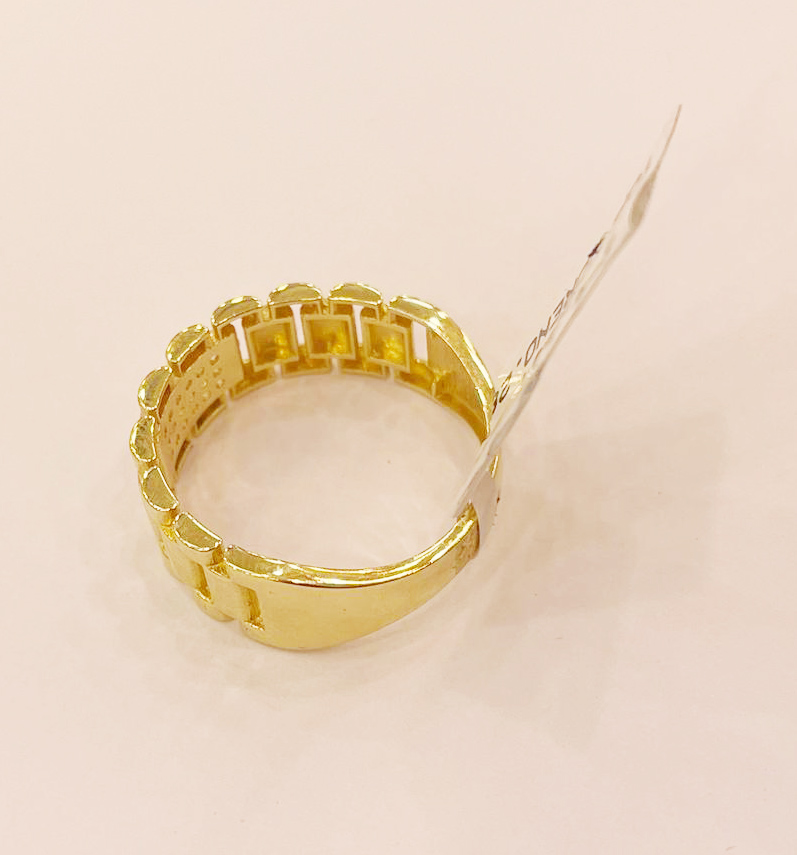 Yellow Gold Link-Style Ring - Image 3