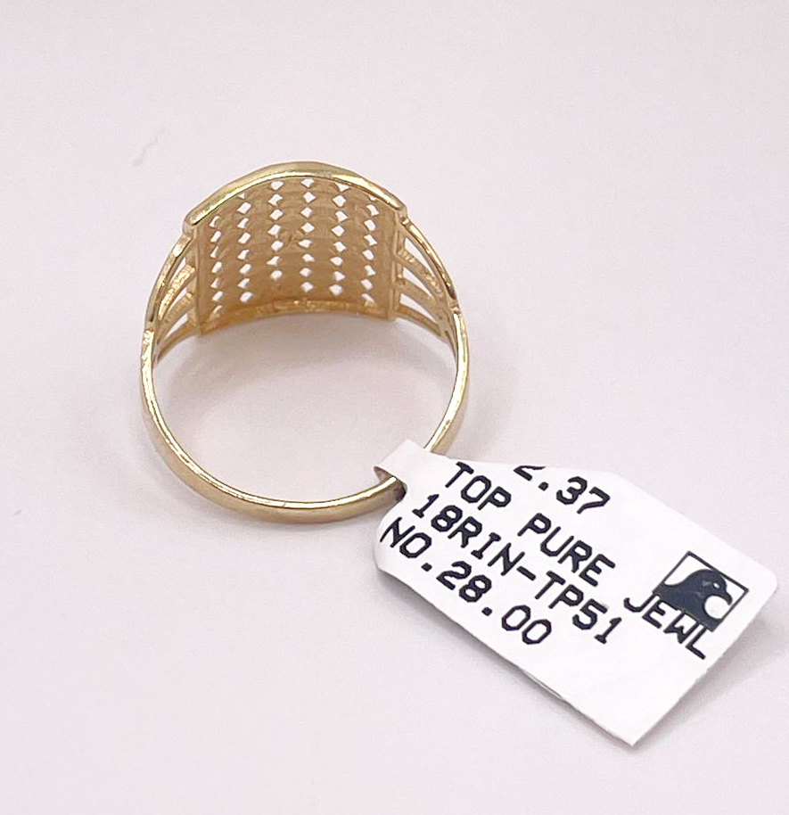 Yellow Gold Dome Ring - Image 2